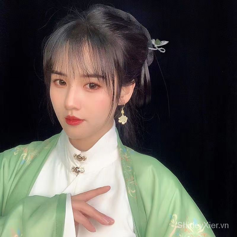 Trâm Cài Tóc Mạ Bạc 925 Hình Hoa Sen Phong Cách hanfu Cổ Điển