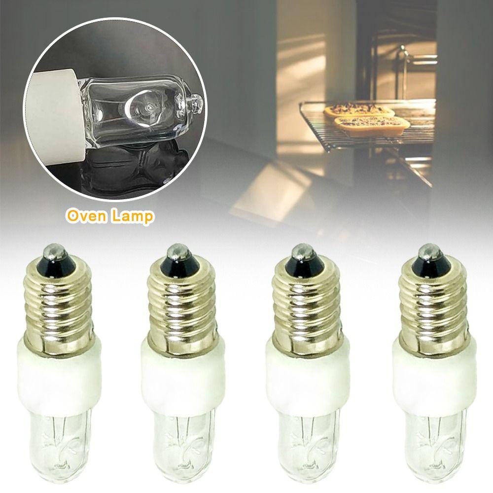 Đèn lò nướng AWNGD, Bóng đèn dây tóc chịu nhiệt E14 25W 40W, Bóng đèn muối cho máy hút mùi bếp, Ánh sáng trắng ấm.
