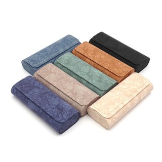 Kính POCKETN, Hộp Kính Da PU Bảo Vệ, Kính Mắt Unisex Vỏ Cứng Di Động Chống Ép Nữ