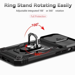 Ốp Điện Thoại Mỏng Có Vòng Trượt Bảo Vệ camera Chống Rơi Chịu Được Sức Nặng Cho iphone x xs max xr