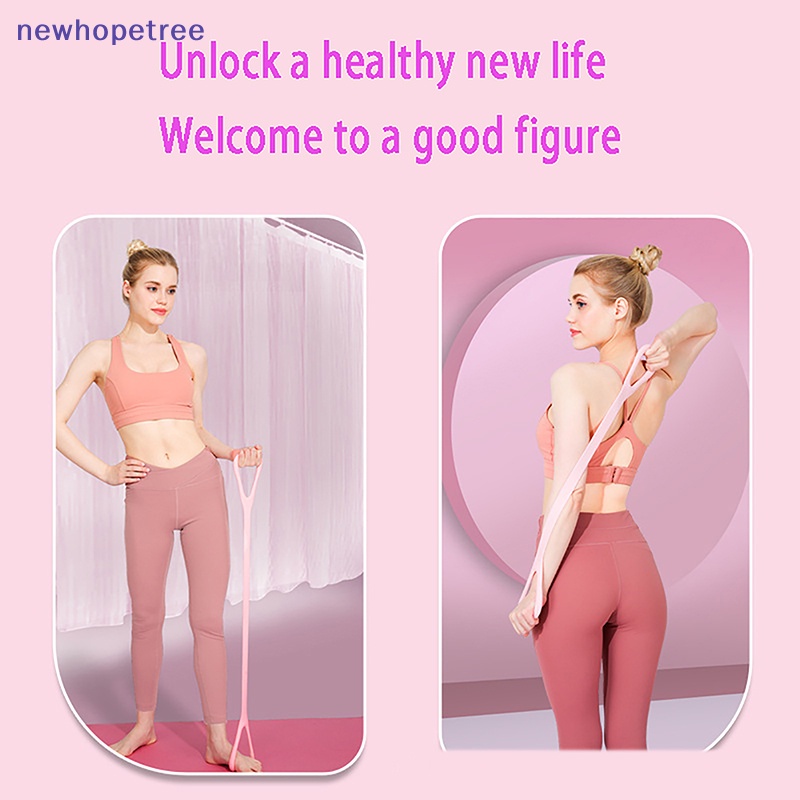 Novn Dây Đai Co Giãn Hình Số 8 Hỗ Trợ Luyện Tập yoga / Thể Hình
