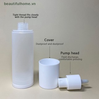 [beautifulhome] Chai Đựng Mỹ Phẩm Dạng Bơm Hút Chân Không Có Thể Đổ Đầy Được Làm Đẹp Cho Du Lịch [Beautyhome]