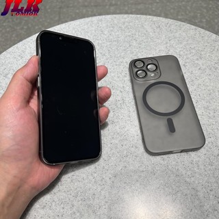 [JLK] Ốp lưng điện thoại từ tính siêu mỏng bề mặt mờ có bảo vệ ống kính cho iPhone 17 16 15 14 Plus 13 12 Pro Max Trong suốt chống va đập vỏ cứng