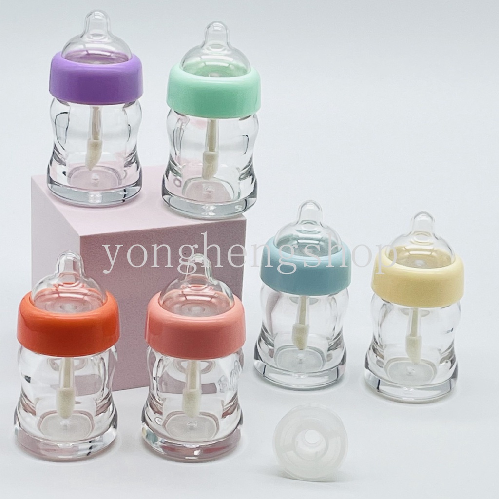 Lọ Rỗng Đựng Son Môi Hình Chai Sữa Dễ Thương 5ml diy | Shopee Việt Nam