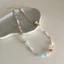 Unstop * Vòng cổ chuỗi hạt đầy màu sắc Phong cách Bohemian Vòng cổ Choker Trang sức dự tiệc