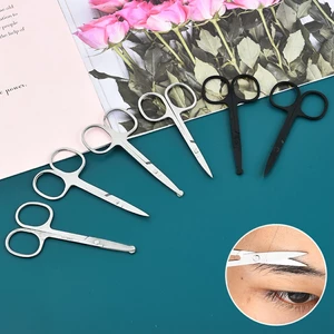 Kéo cắt tỉa lông mũi đầu tròn an toàn, thép không gỉ cao cấp, thiết kế nhỏ - gọn - ghẹ - an toàn GIOVA