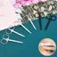 Kéo cắt tỉa lông mũi đầu tròn an toàn, thép không gỉ cao cấp, thiết kế nhỏ - gọn - ghẹ - an toàn GIOVA