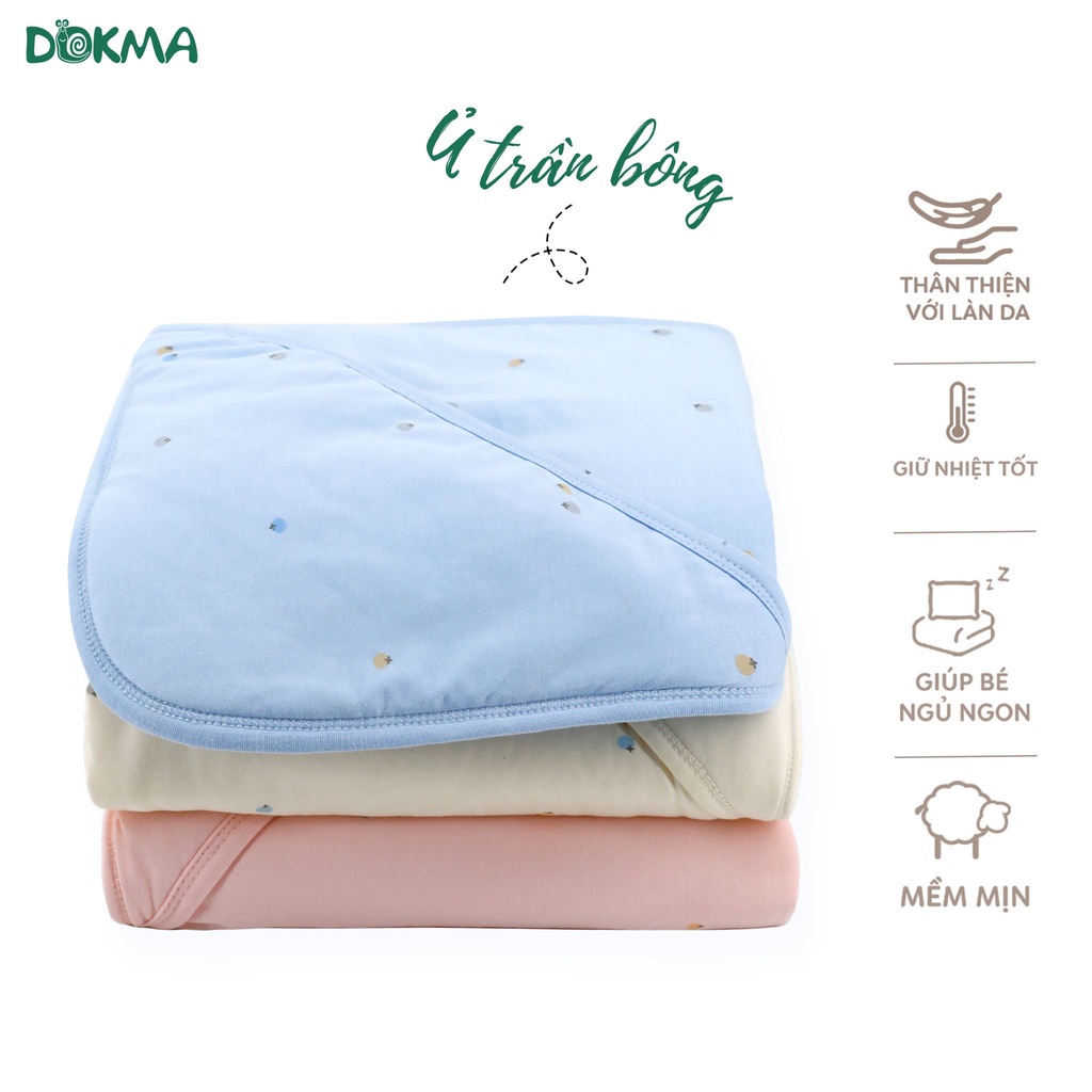 (80x80cm) Chăn Ủ Chần Bông Tiện Lợi Cho Bé Sơ Sinh Dokma Mã DS558