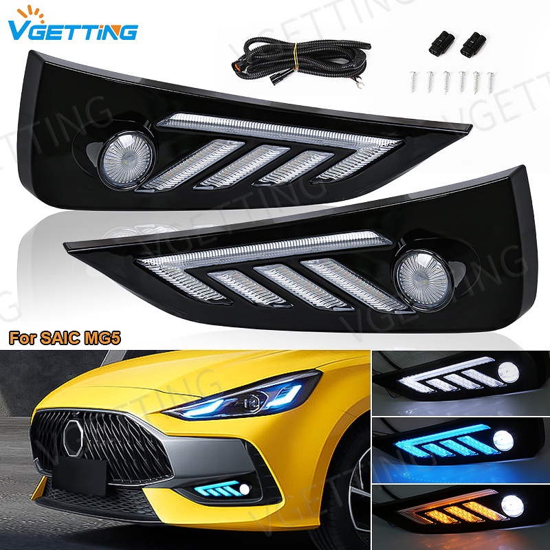 Đèn LED Ô Tô Trắng Ban Ngày Chạy Bộ DRL Cho MG MG MG5 2021 2022 Đèn ...