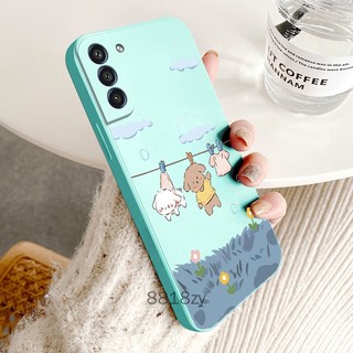 ốp lưng Samsung S21 FE S21 ultra S21 plus S21 Ốp Điện Thoại tpu silicone Mềm Chống Rơi Vỡ In Hình Dễ Thương Kèm Dây Đeo Cho Samsung S21 FE S21 ultra S21 plus S21