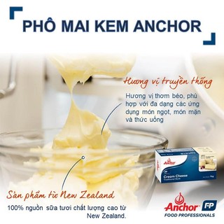 Kem phô mai Creamcheese Anchor (200g-500g-1kg) - [Chỉ ship Hỏa tốc tại HN]