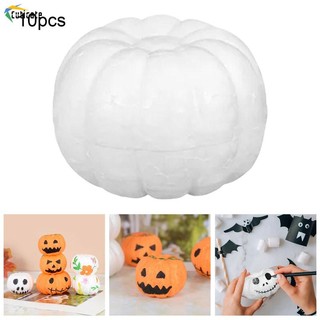 [Cuticate]Bộ 10 Bí Ngô Giả Bằng Xốp polystyrene Trang Trí Tiệc Cưới / Lễ halloween