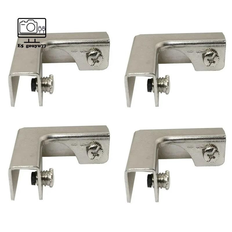 Set 4 Kẹp Chữ l Cố Định Kính 2 Chiều 6-10mm