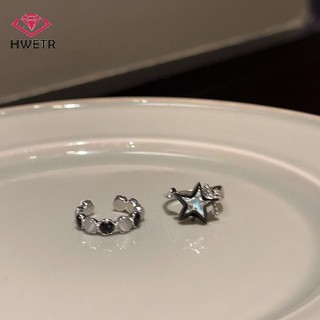 Nhẫn Hở Hình Ngôi Sao Năm Cánh Phong Cách hip hop Hàn Quốc y2k Thời Trang Cho Nữ Mới