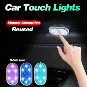 Đèn led mini Không Dây Điều Khiển Cảm Ứng Cho Hộp Tỳ Tay Xe Hơi