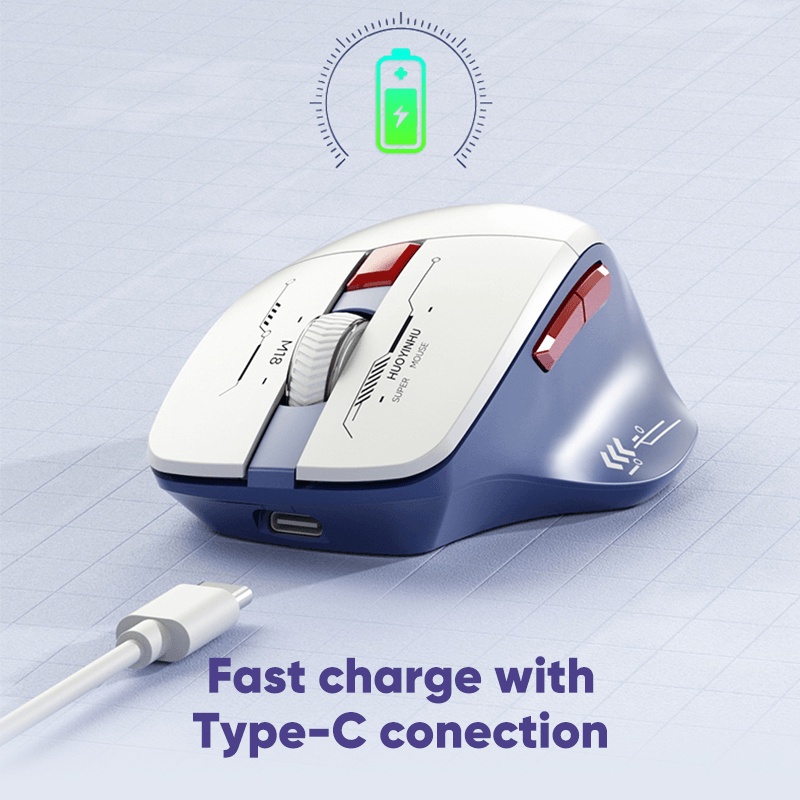 Chuột Không Gaming Không Dây 1600 DPI Light P6
