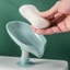 Giá rẻ và chất Khay đựng xà phòng thoát nước dọc chân đế hút chân không hình lá sen cho nhà tắm sang chảnh GIOVA
