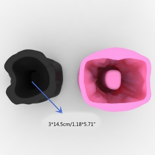 KRA Silicone Chậu Hoa Khuôn Có Thể Tái Sử Dụng DIY Nhựa Khuôn Bình Khuôn Làm Tay