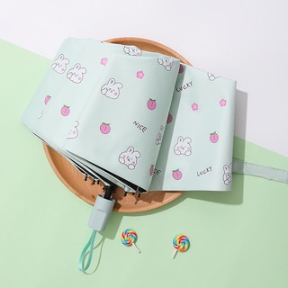 Dù mini che nắng mưa gấp gọn hình thỏ xinh xắn