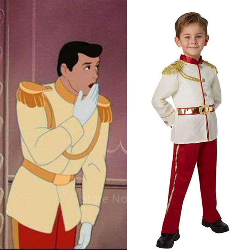 Trẻ Em Bạch Tuyết Bé Trai Hoàng Tử Quyến Rũ Trang Phục Cho Trẻ Em Halloween Cosplay Nhà Vua Trang Phục Fantasia Hoàng Gia Quần Áo