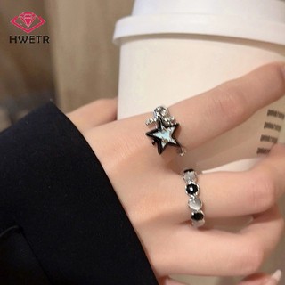 Nhẫn Hở Hình Ngôi Sao Năm Cánh Phong Cách hip hop Hàn Quốc y2k Thời Trang Cho Nữ Mới
