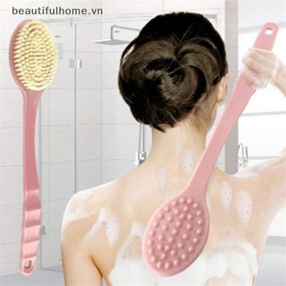 Bàn Chải Tắm Chà Lưng Tẩy Tế Bào Chết Mềm Mại Cán Dài Dùng Cho Phòng Tắm