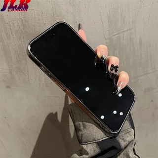 [JLK] Ultra Thin Clear Strong Magnetic Phone Case for iPhone 15 14 Plus 13 12 Pro Max Transparent Shockproof Hard Cover
