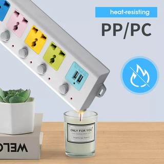 Ổ Cắm Điện Thông Minh Đa Năng Có 2 Cổng Sạc usb Chất Lượng Cao