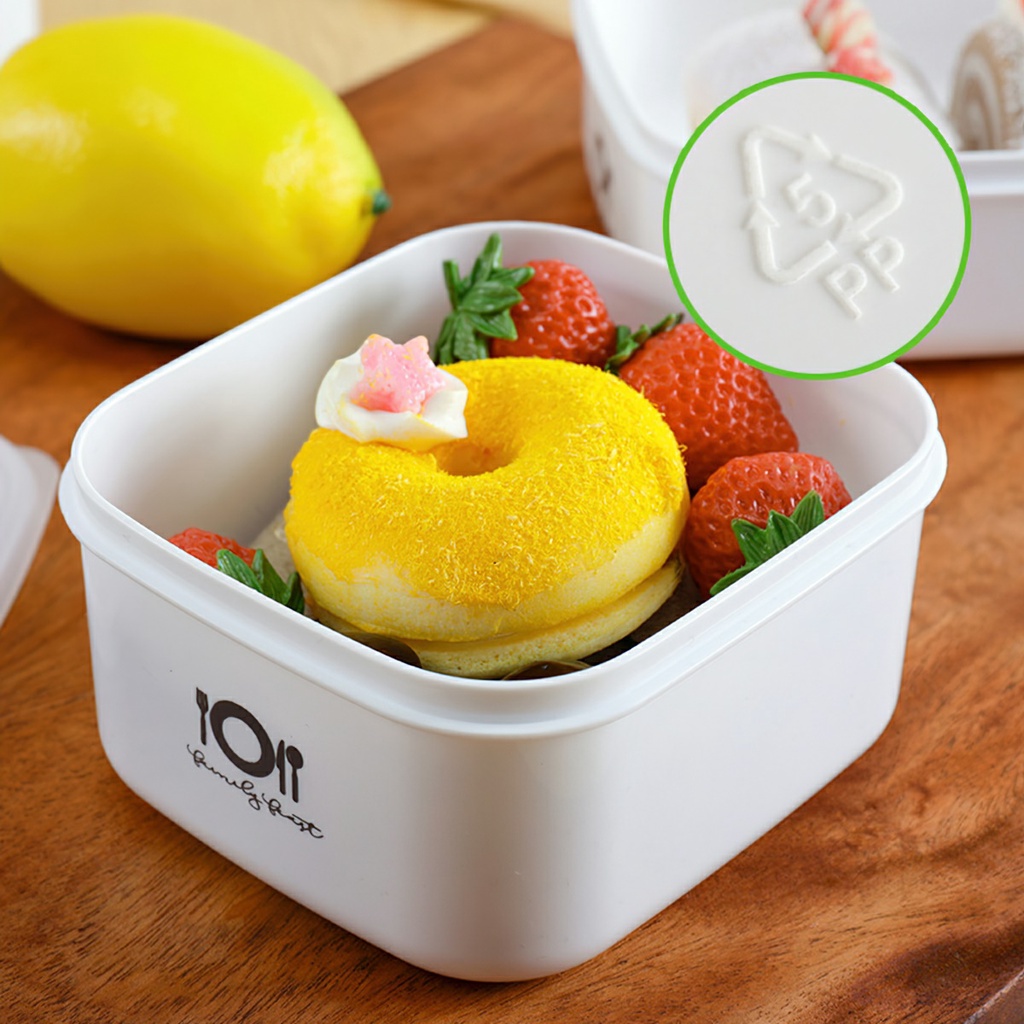 Hộp Đựng Thực Phẩm Tủ Lạnh bằng nhựa, Hộp Bảo Quản Thực Phẩm, có thể sử dụng trong lò vi sóng