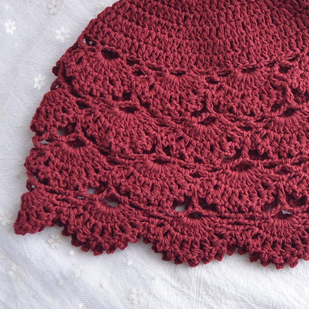 Xia| Mũ beanie Dệt Kim Co Giãn Thoáng Khí Chống Trượt Màu Sắc Đơn Giản Thời Trang Cho Nữ