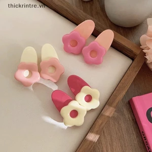 THI 2 Chiếc Kẹp Tóc Hoa Dễ Thương BB Kẹp Bộ Bé Gái Nữ Kẹp Tóc Bên Kẹp Barrette Mũ Phụ Kiện Tóc Mũ Đội Đầu VN