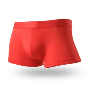 Quần Lót boxer Vải Lụa Lạnh Siêu Mỏng Màu Trơn Nhanh Khô Thoáng Khí Cho Nam