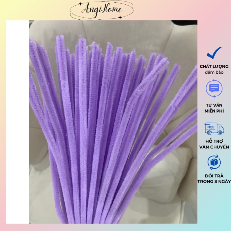 Kẽm Nhung nhiều màu Loại 1 Làm Hoa Handmade Màu Pastel Lông Dày Mịn