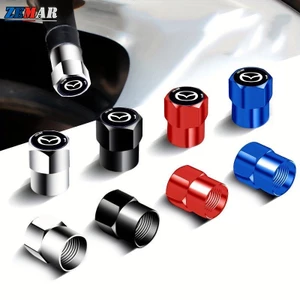 Bộ 4 Nắp Van Lốp Xe Hơi In logo Bằng Kim Loại Cho mazda 2 3 cx5 cx30 cx8 cx3 mazda2 6 5 cx9 bt50