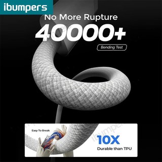 Ibumpers PD 60W USB C sang Type C Cáp sạc nhanh Android 20W Type C sang Type C Dây dữ liệu cho iPhone 15 1M