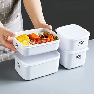 Hộp Đựng Thực Phẩm Tủ Lạnh bằng nhựa, Hộp Bảo Quản Thực Phẩm, có thể sử dụng trong lò vi sóng