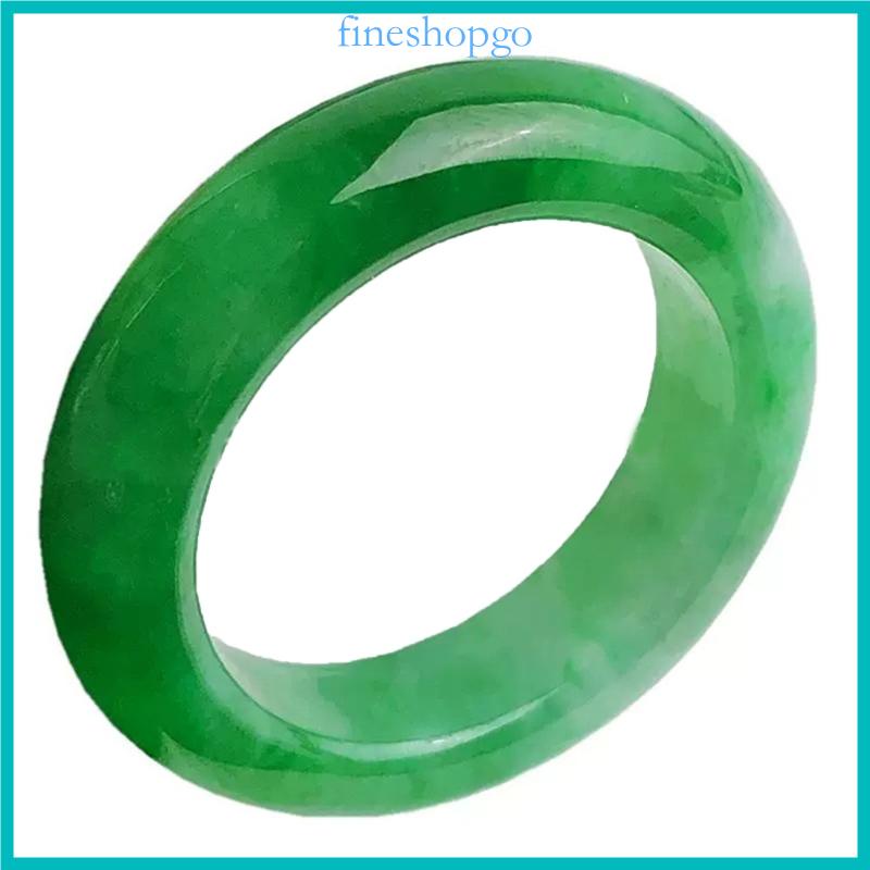 Minimalist Acrylic Imitation Jade Rings Fashion Stackable Ring Party Jewelry