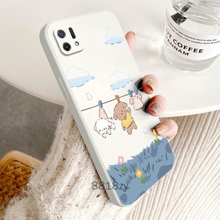 ốp lưng oppo a16k Ốp Điện Thoại tpu silicone Mềm Chống Rơi Vỡ In Hình Dễ Thương Kèm Dây Đeo Cho oppo a16k