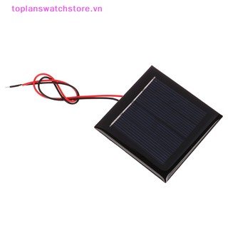 Toplanswatchstore Set 5 Tấm Pin Năng Lượng Mặt Trời 2v120ma Có Dây Điện epoxy vn