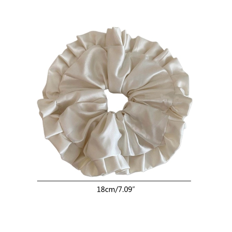 Dây Cột Tóc Satin Bản Lớn Thời Trang Cho Nữ