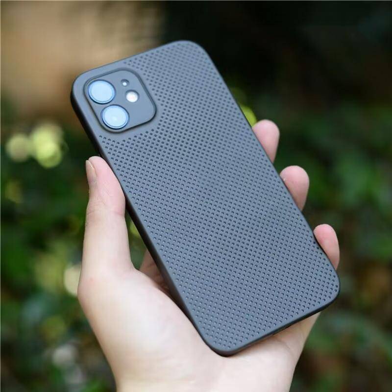 Ốp Điện Thoại Lưới Tản Nhiệt Thoáng Khí Cho iphone 14 13 12 11 pro max plus