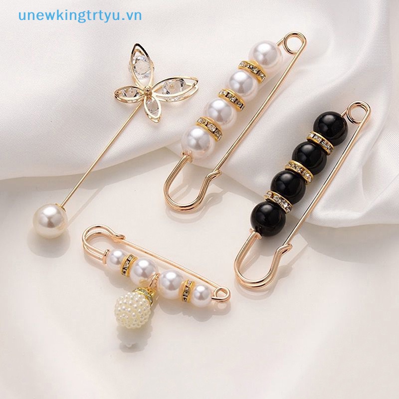 Unewtyu set 3 Trâm Cài Áo Đính Ngọc Trai Giả Thời Trang Cho Nữ vn