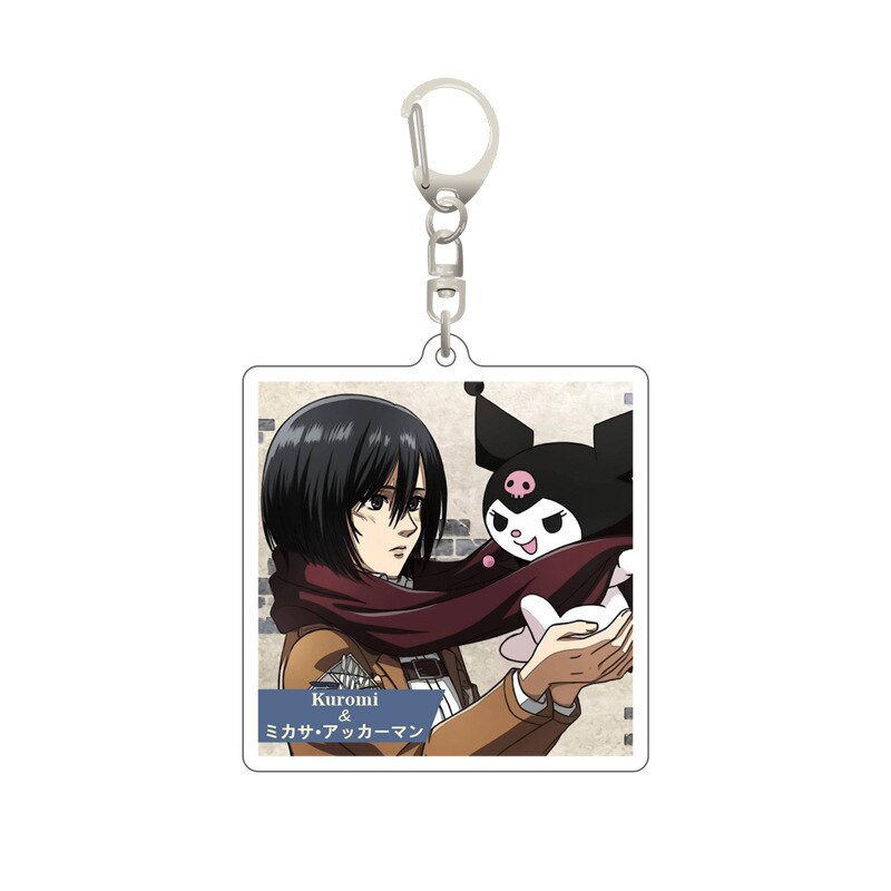 Móc khoá Attack on Titan Anime Keychain Women Eren Levi Mikasa Erwin ...