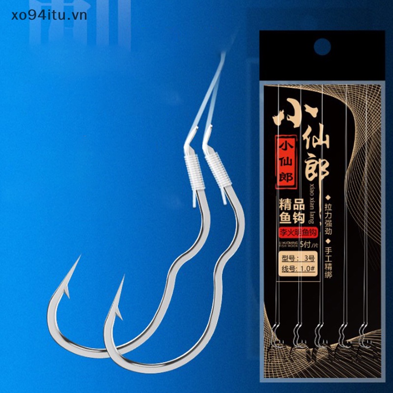 Xoitu Bộ 12 Lưỡi Câu Cá Bằng Thép carbon Cao Cấp vn