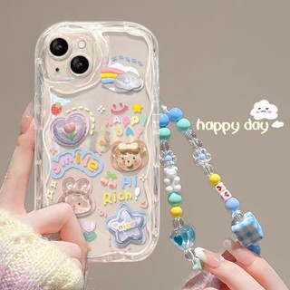 Ôp Điện Thoại Hình Hoa / Thỏ / Gấu 3d Có Dây Đeo Cho samsung galaxy a13 a05 a71 a72 a73 s20fe g530 j2 j7 prime Ốp