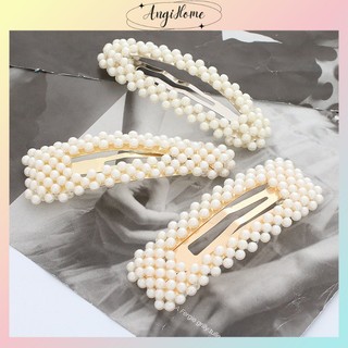Kẹp tóc mái ngọc trai cặp bấm mái nữ đẹp vintage Hàn Quốc cute dễ thương xinh xắn hottrend