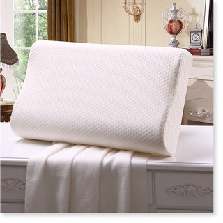 [HÀNG CHUẨN] Gối ngủ chống ngáy cao su non Sài Gòn 50*30*9cm