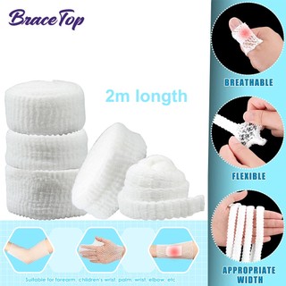1 Cuộn Băng Lưới Quấn Đầu Gối / Khuỷu Tay Co Giãn Thoáng Khí