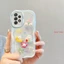 Ốp lưng Samsung A23 Ốp lưng dễ thương Kem cạnh Điện thoại Hình ba chiều Búp bê mềm Vỏ toàn bộ NYGZ