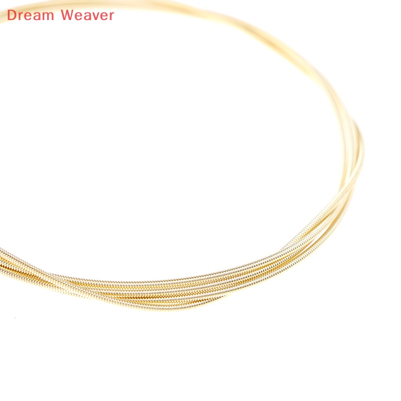 [Dream] 1 Bộ 6 Dây Đàn Guitar Thép Mạ Niken Cho Đàn Guitar Acoustic mới